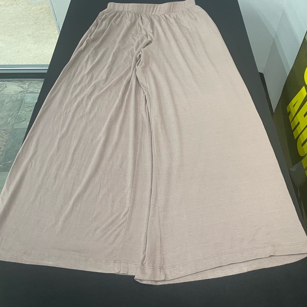 Forever 21 Beige Wide-Leg Pants